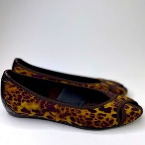 Donald J. Pliner Leopard Print Flats